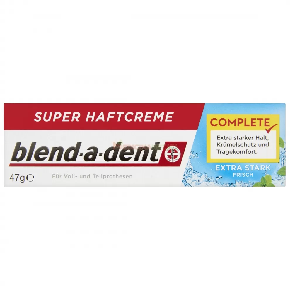 Gyógyír Gyógyszertár - Blend-a-dent műfogsorrögzítő krém extra friss 47g