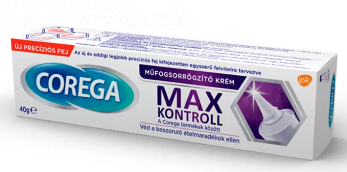 Gyógyír Gyógyszertár - Corega krém műfogsorrögzítő max kontroll 40g