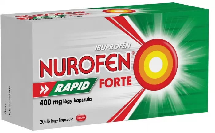 Gyógyír Gyógyszertár - Nurofen rapid forte 400mg lágy kapszula  20x