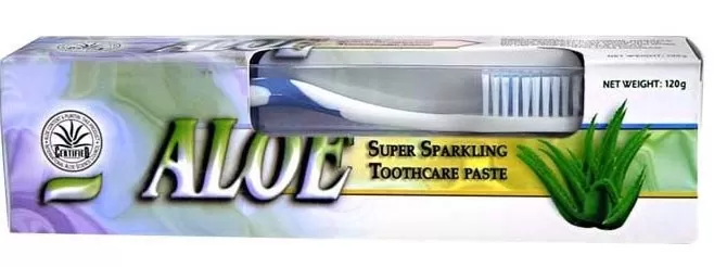 Gyógyír Gyógyszertár - Aloe vera fogkrém 1x 120g +fogkefe