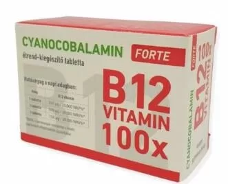 Gyógyír Gyógyszertár - Cyanocobalamin 250mcg forte tabletta 100x ergo