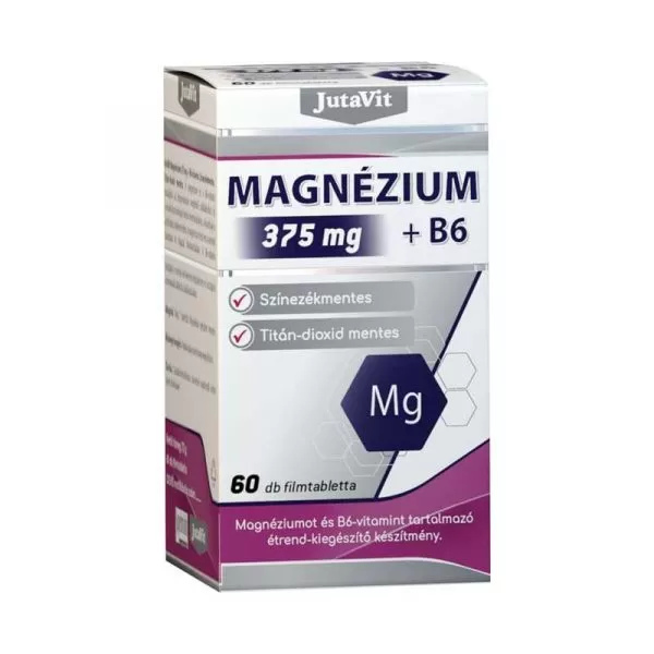 Gyógyír Gyógyszertár - Jutavit magnézium 375mg+b6 tabletta 60x