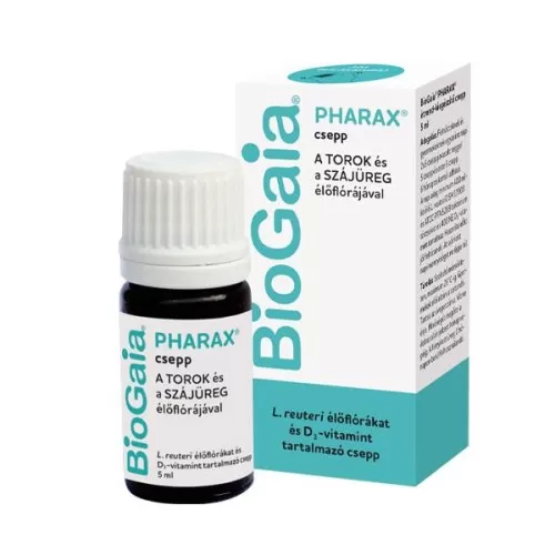 Gyógyír Gyógyszertár - Biogaia pharax étrendkiegészítő csepp 5ml